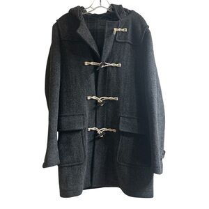 Uniqlo Unisex Charcoal Gray Toggle Coat